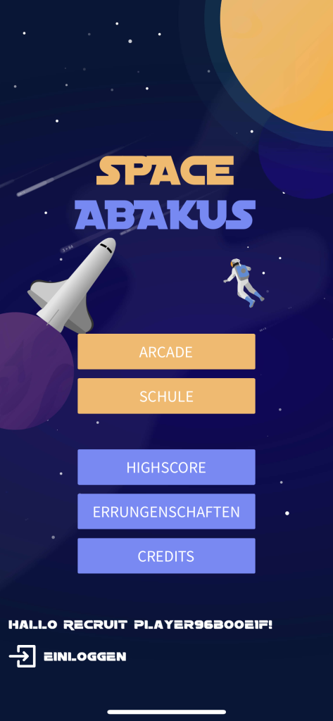 Space Abakus - iOS und Android Game